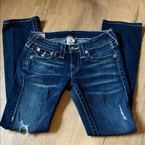 True Religion Dark Blue Skinny Jeans